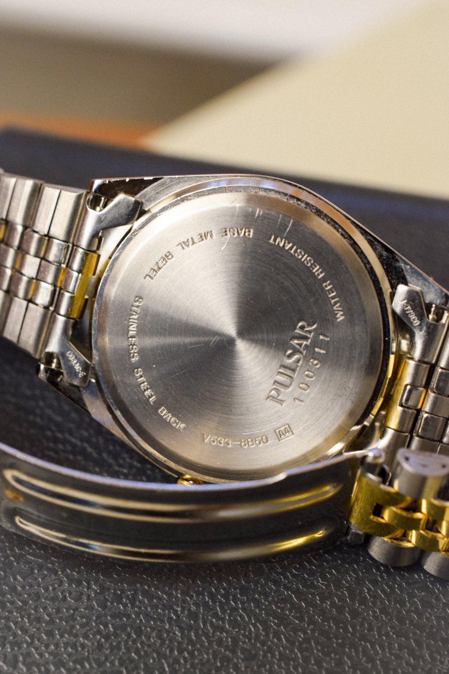 1991 Pulsar Blue Dial Day-Date - New Old Stock