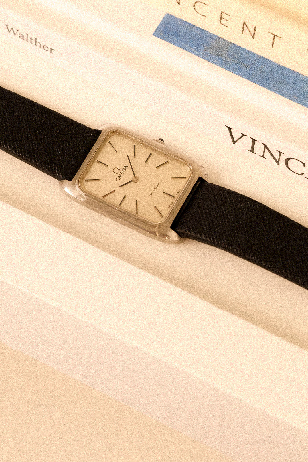 1970s Mechanical Omega De Ville Steel Tank