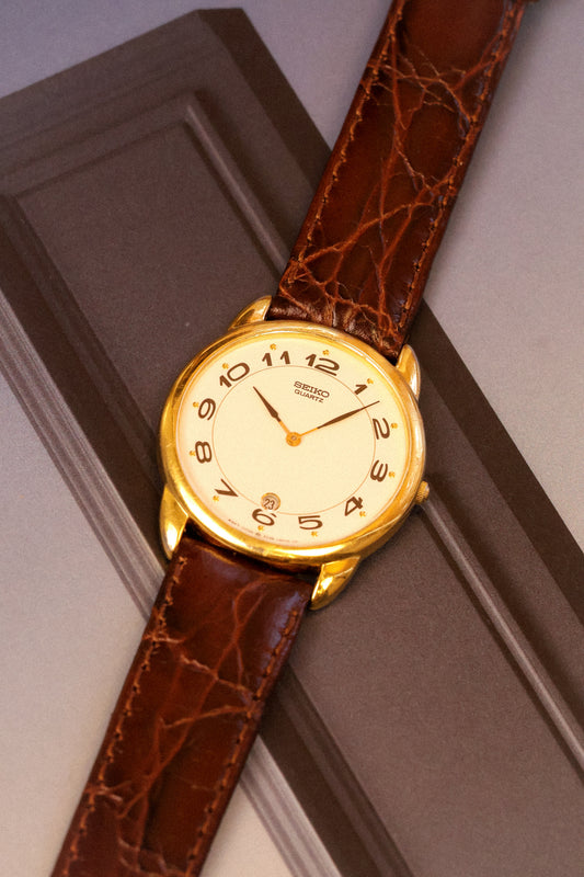 1990 Seiko Crab Claw Arabic Calendar