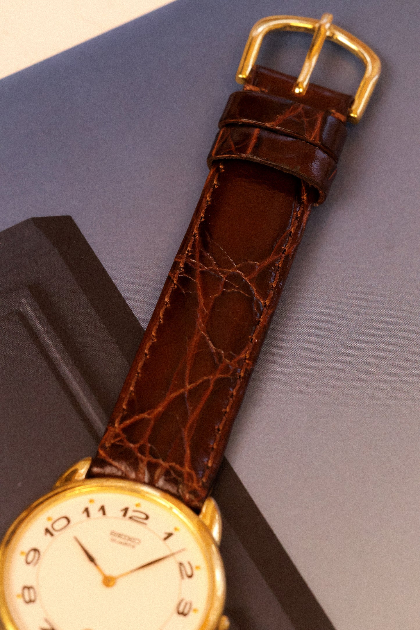 1990 Seiko Crab Claw Arabic Calendar