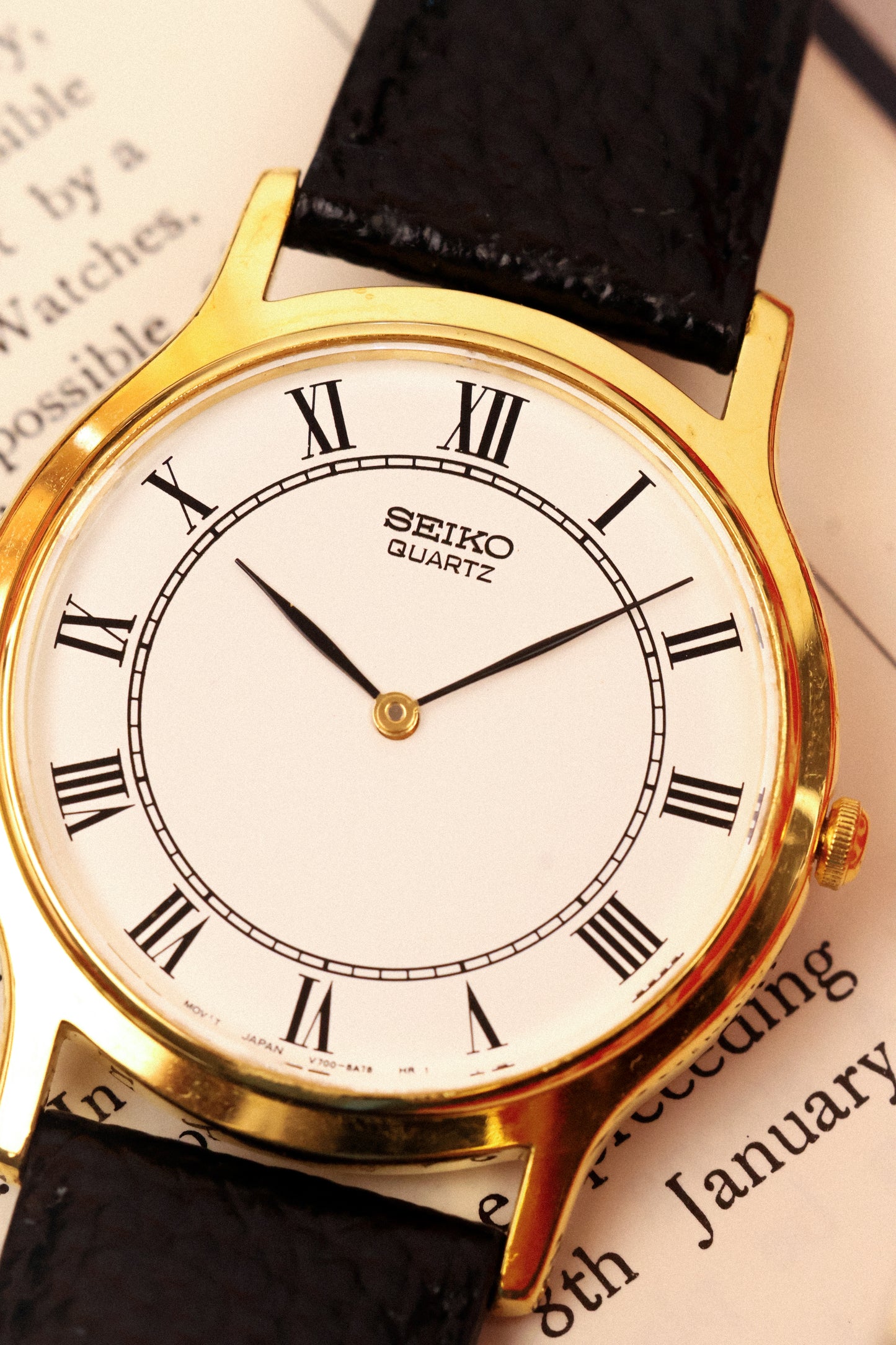 1996 Seiko Roman Dial Ronde