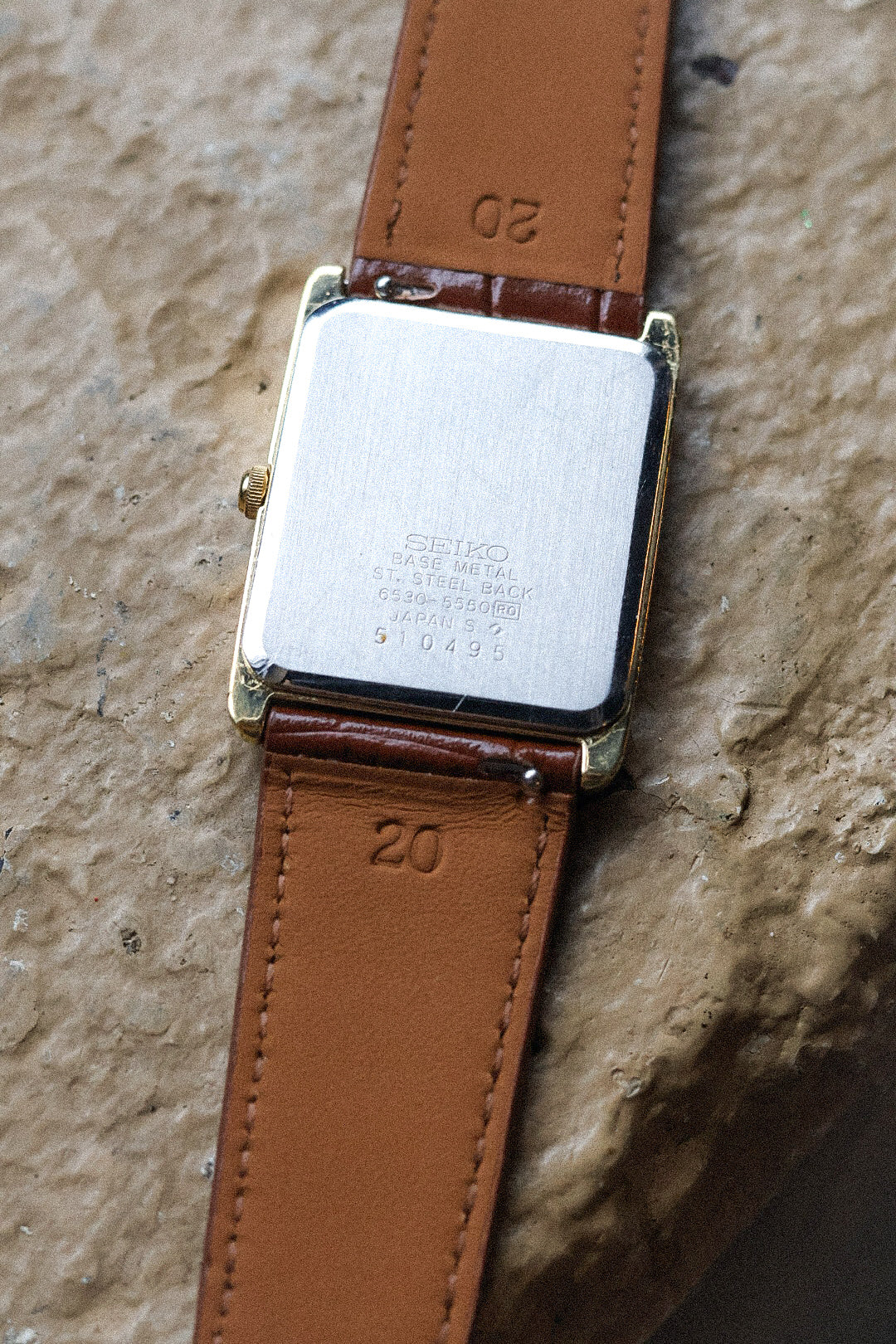 1985 Seiko White Roman Tank