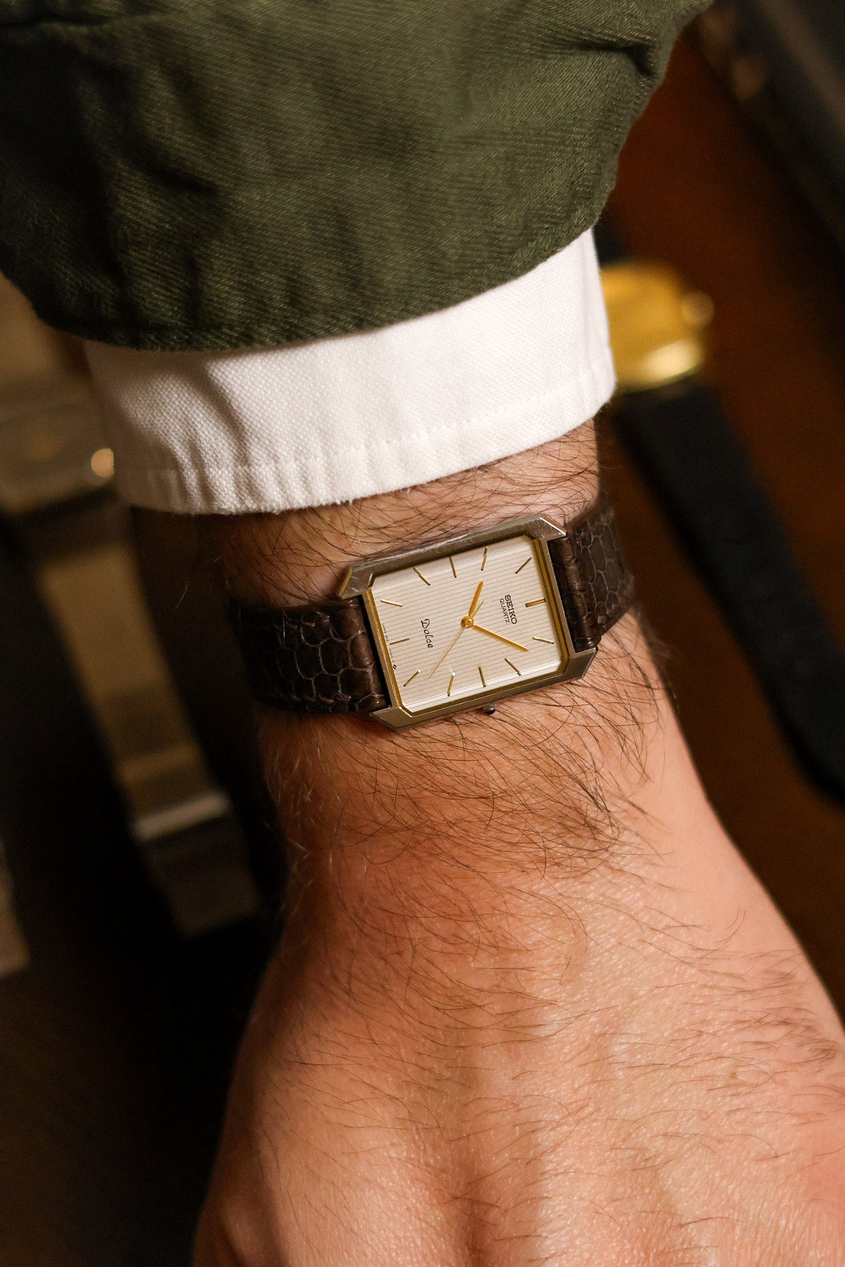 1983 Seiko Dolce Faceted Crystal Octo