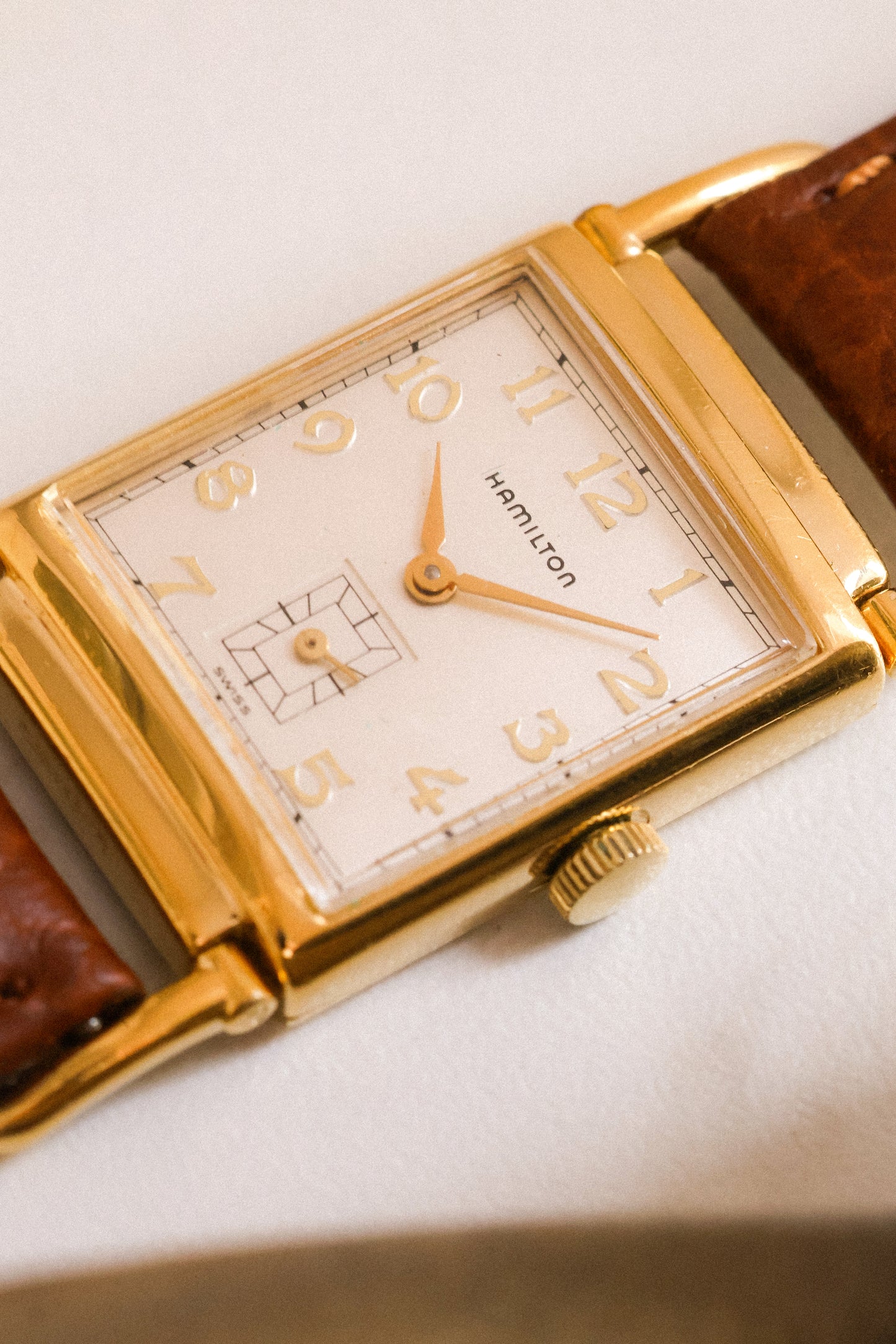 80’s Hamilton Wilshire - Registered Edition - 18K Gold Electro Plated