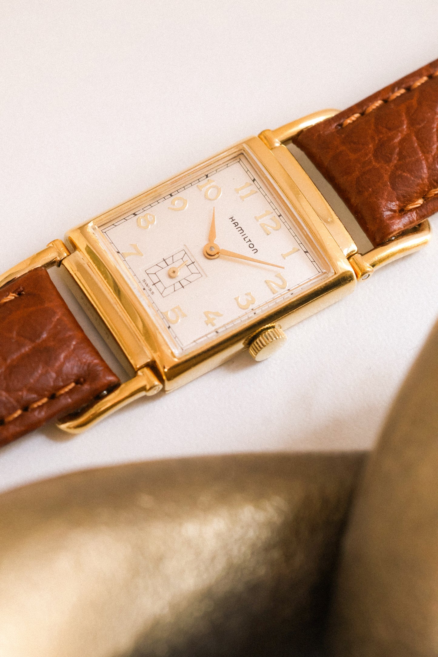 80’s Hamilton Wilshire - Registered Edition - 18K Gold Electro Plated