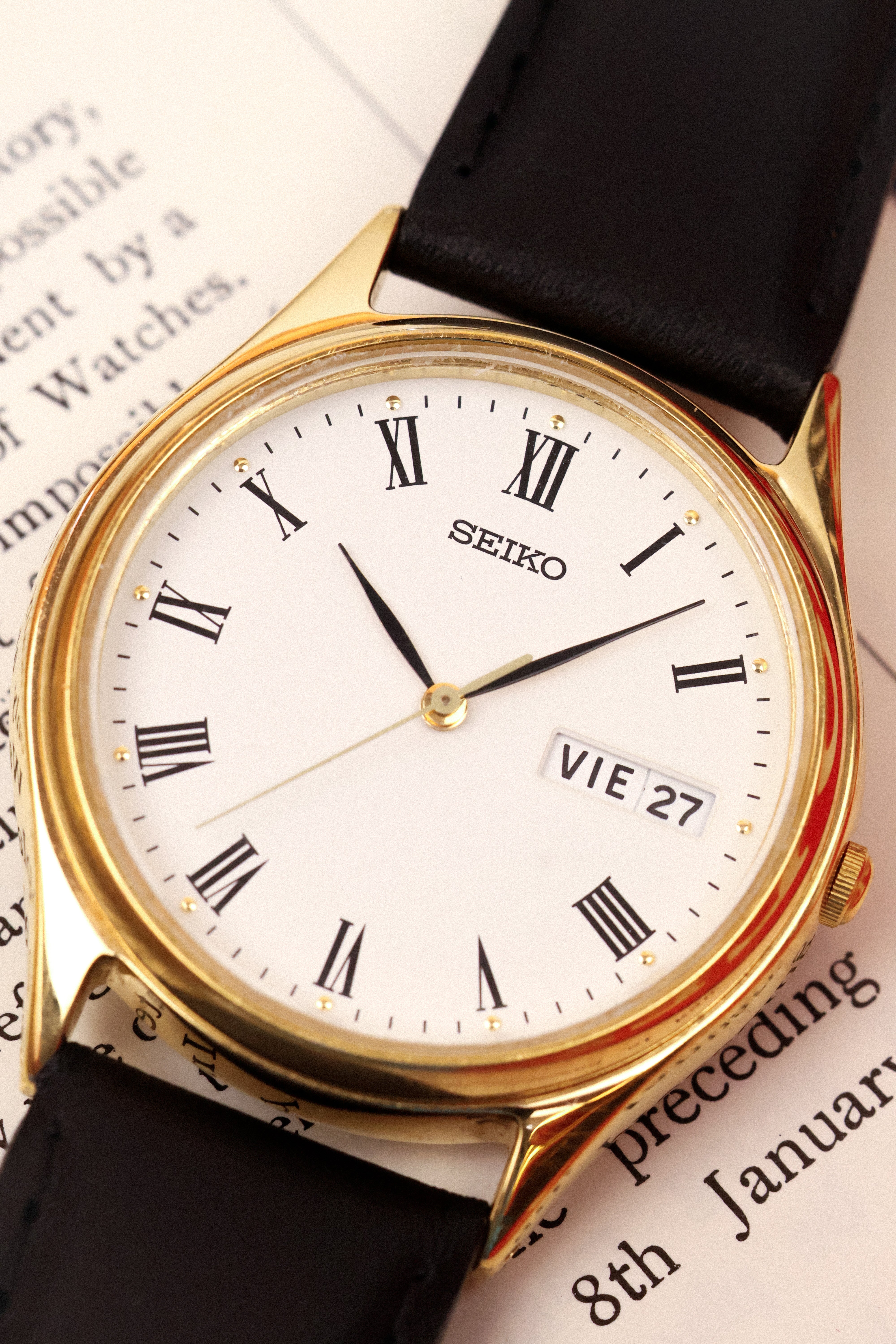 2002 Seiko Roman Day-Date – Oldtimer Watch Shop