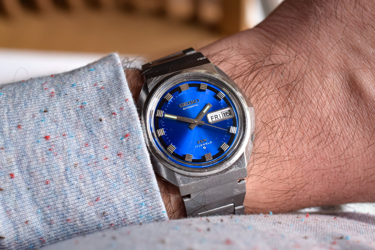 1973 Seiko DX Retro Blue Automatic Stingray