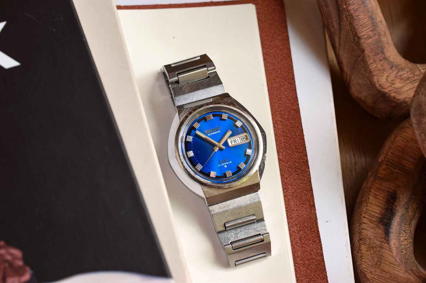 1973 Seiko DX Retro Blue Automatic Stingray