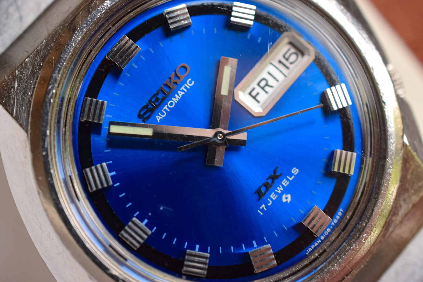 1973 Seiko DX Retro Blue Automatic Stingray