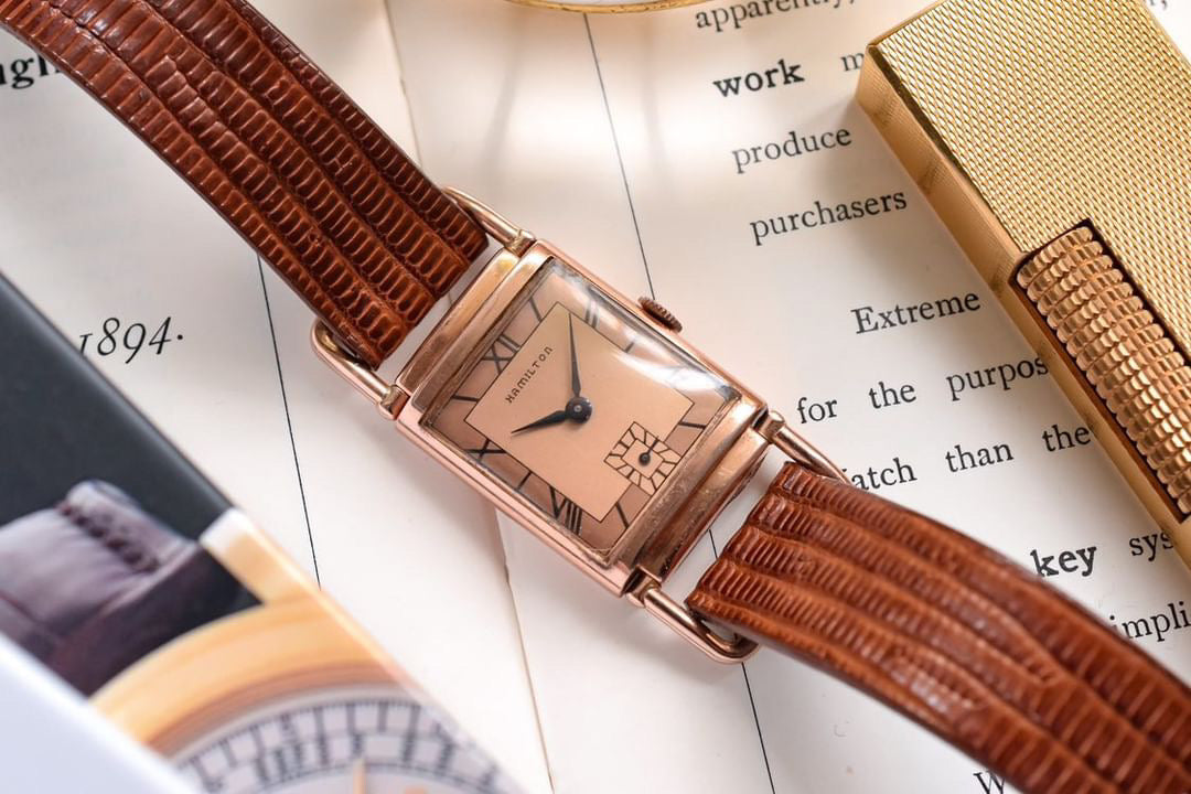 1939 Hamilton Wilshire Coral - 14K Rose Gold Filled