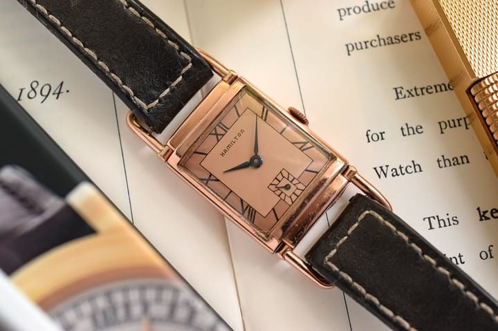 1939 Hamilton Wilshire Coral - 14K Rose Gold Filled