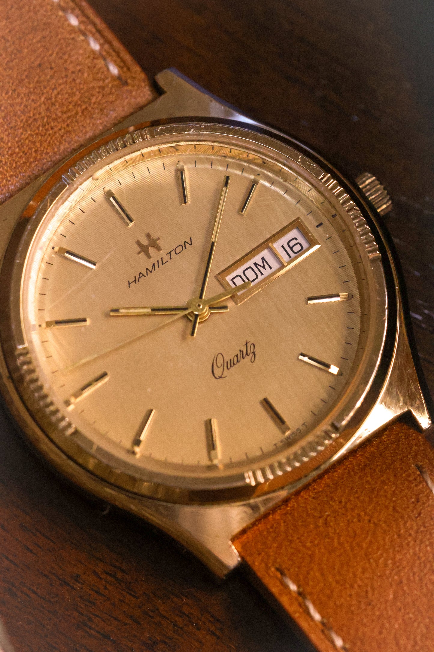 80’s Hamilton Ornate Bezel Day-Date