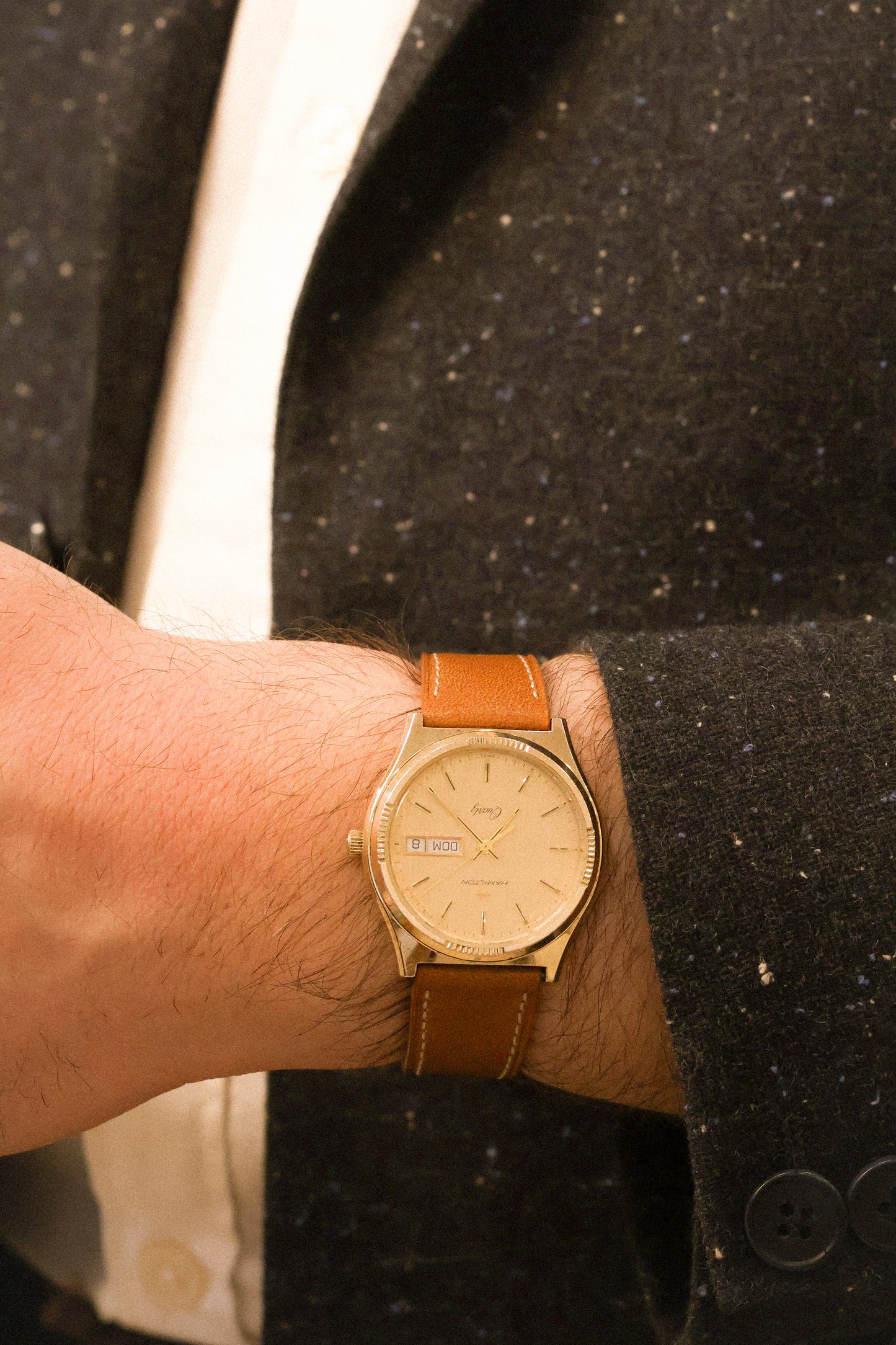 80’s Hamilton Ornate Bezel Day-Date