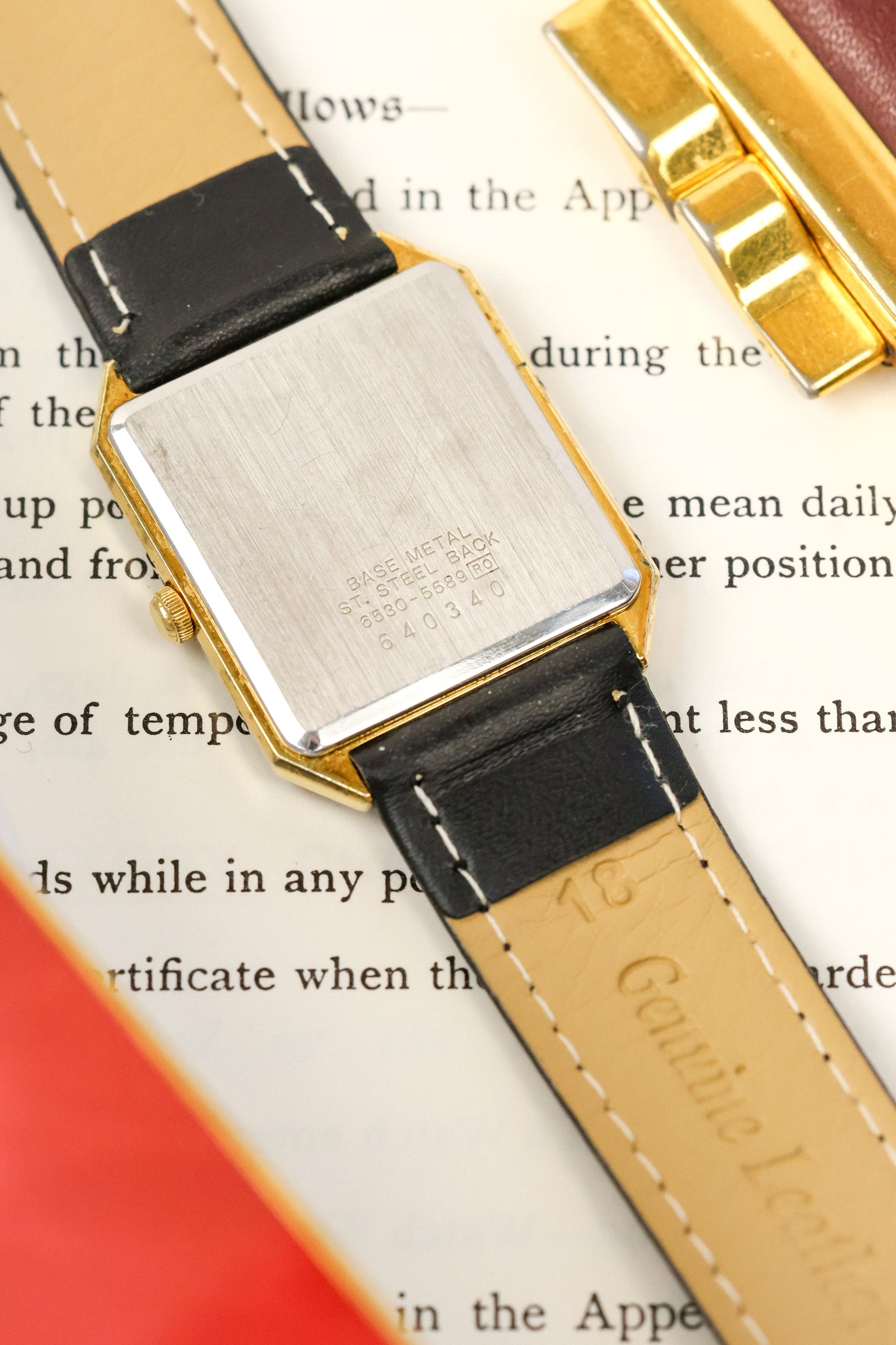1986 Seiko Lacquered Bezel Gilt Octo