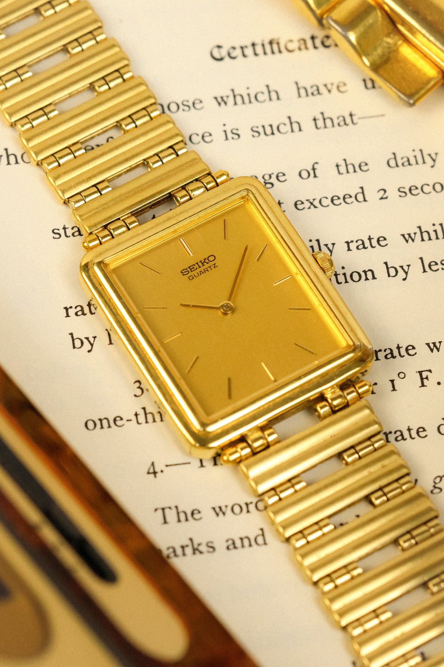 1985 Seiko Ladder Carrée