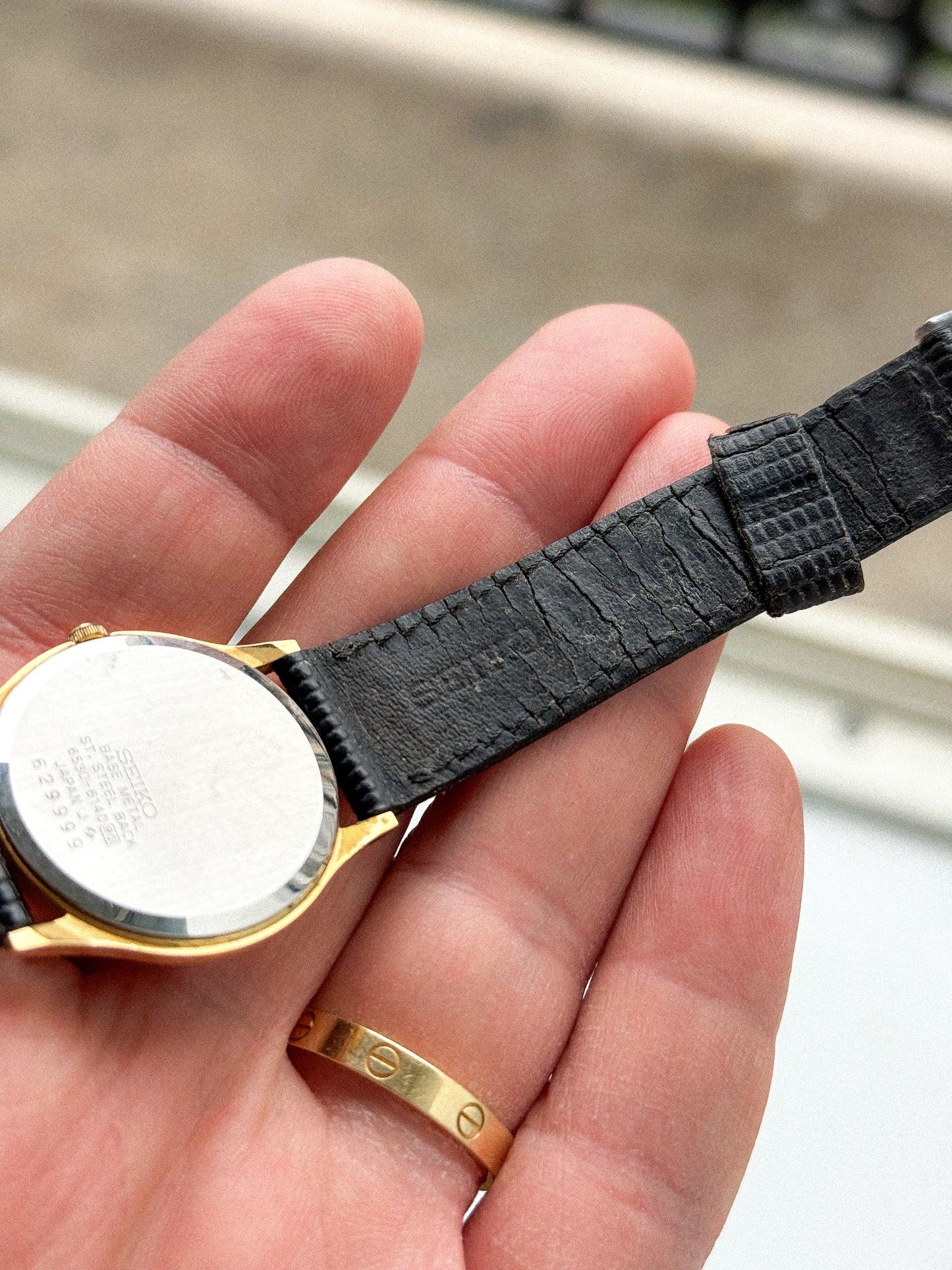 1986 Seiko Roman Sector Dial Ronde