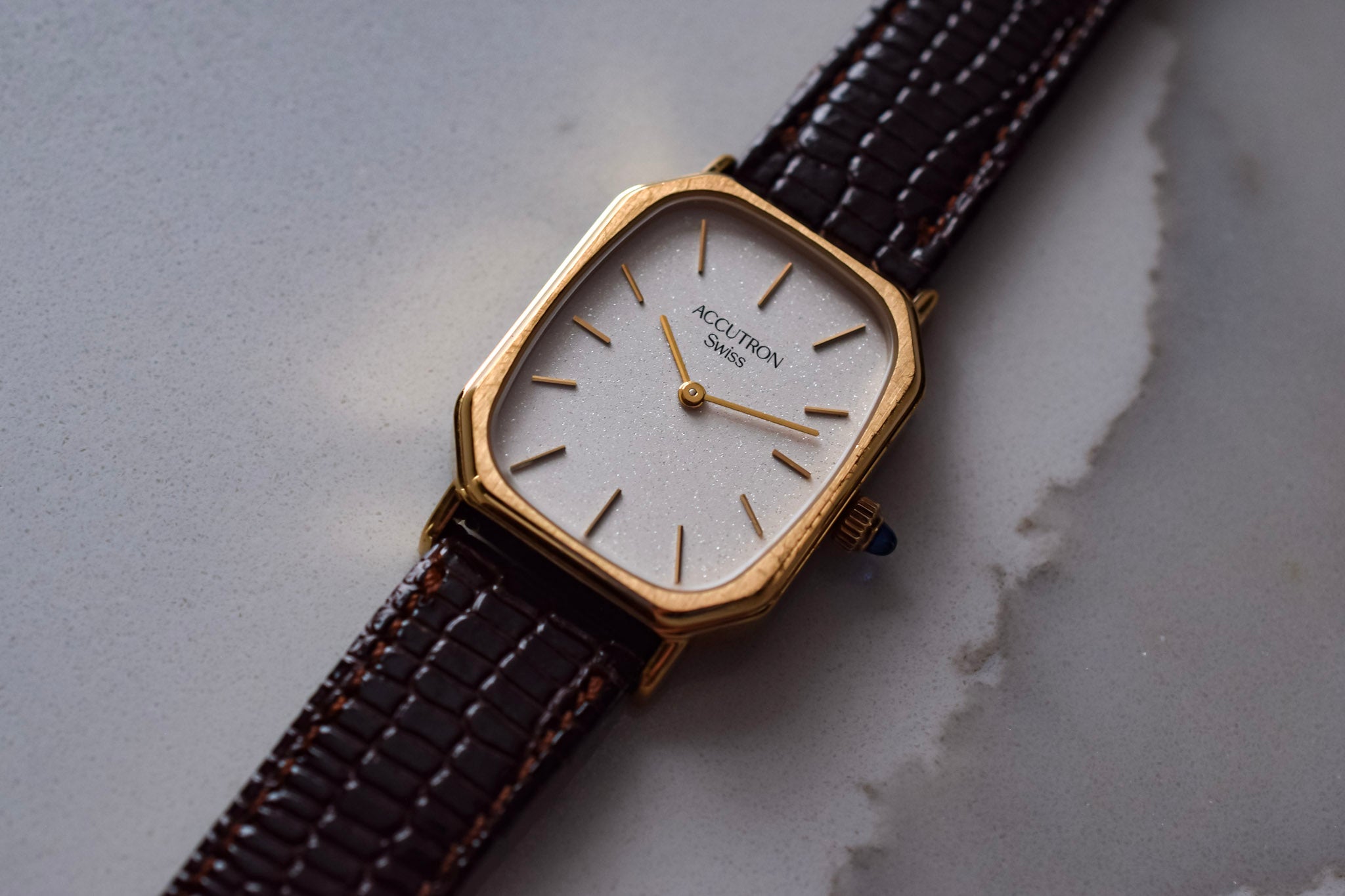 1981 Accutron Quartz Octagonal Case
