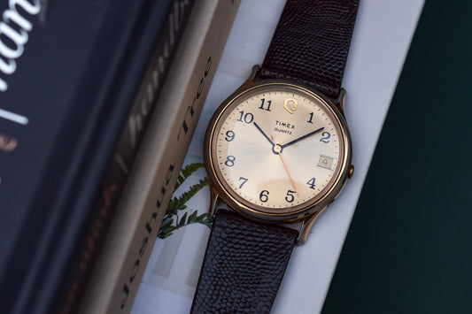 Vintage Q Timex Quartz Watch