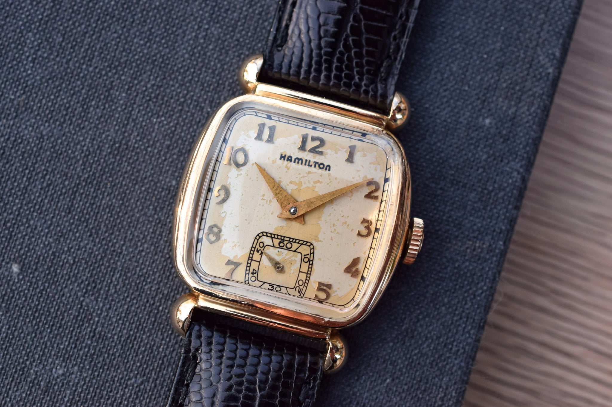 1941 Vintage 14K Gold Filled Mechanical Hamilton Martin