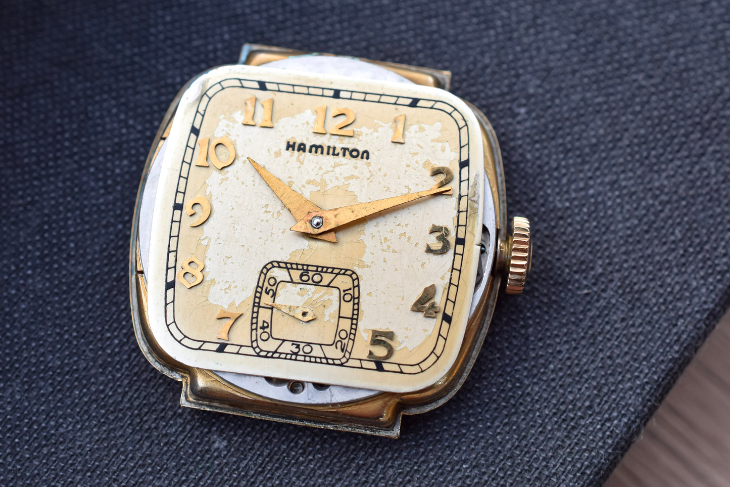 1941 Vintage 14K Gold Filled Mechanical Hamilton Martin