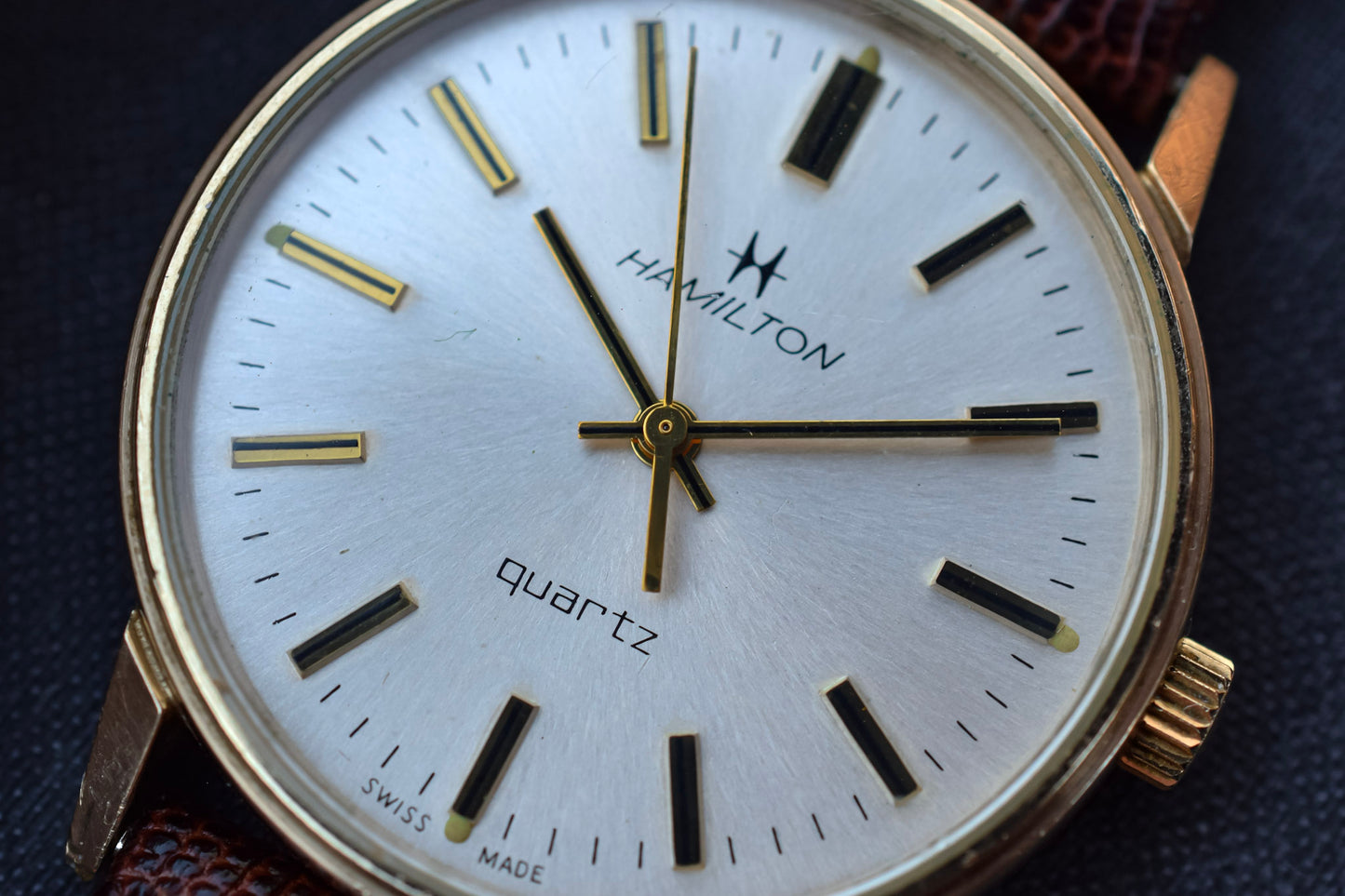 Vintage 10K Gold Filled Hamilton Quartz Watch - Award Piece
