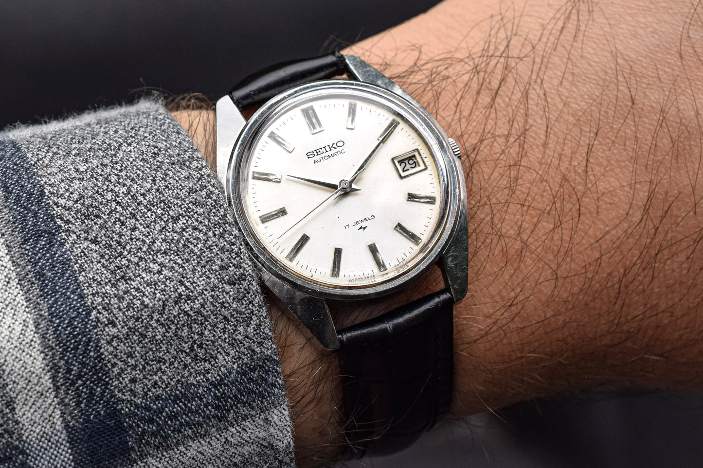 1970 Baby King Seiko Automatic Watch