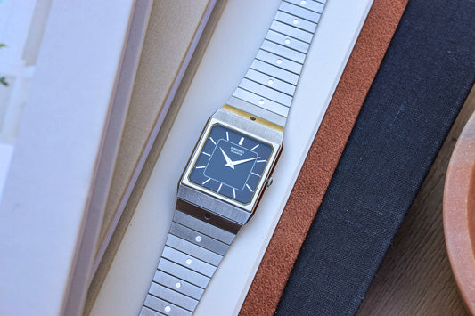 1981 Seiko Tank Integrated Steel Bracelet