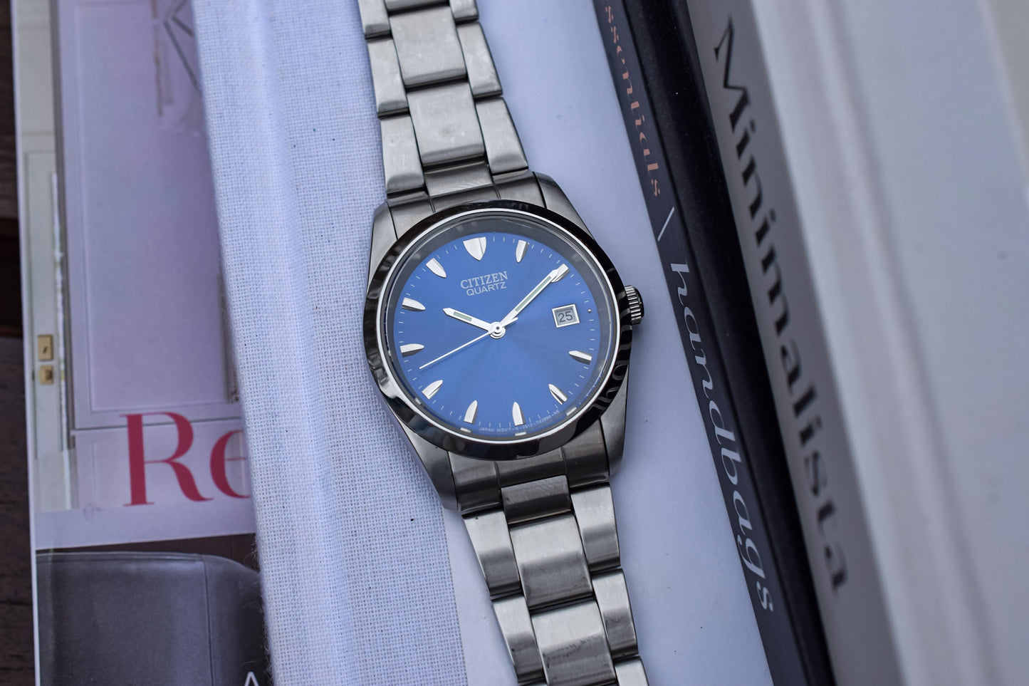 Vintage Citizen Blue Dial “OP”